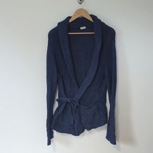 EIDOS Knit Sweater with Tie Closure